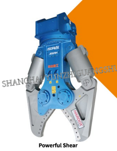 hydraulic powerful shear JSDF220 power shear double cylinder JSDF220 for 12-20ton excavator